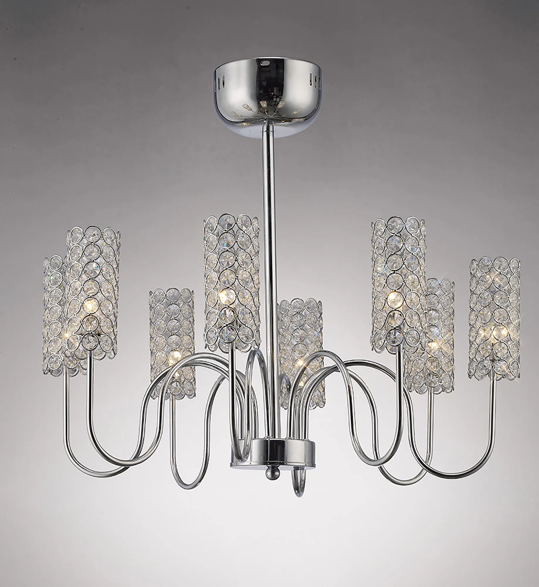 IL20621  Martina Crystal Pendant 8 Light